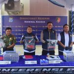 Ditreskrimsus Polda Kalsel Gagalkan Penyelundupan 64 Kg Sisik Trenggiling Jaringan Internasional, Ratusan Satwa Diduga Mati
