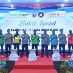 Polda Kalsel Gandeng Driver Ojol: Jaga Kamtibmas Bagikan Paket Sembako hingga informasi Peluang Kerja di Jepang