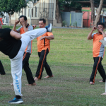 Dilatih Kapolsek Jambi Selatan, Personel Polresta Jambi Tingkatkan Kemampuan Beladiri Polri