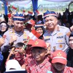 Kapolri didampingi Kapolda Banten Resmikan 895 Jembatan Merah Putih Presisi