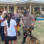 Bukan Hanya Mencari Korban, Tim K-9 Dit Polsatwa Baharkam Polri Hibur Korban Gempa NTT