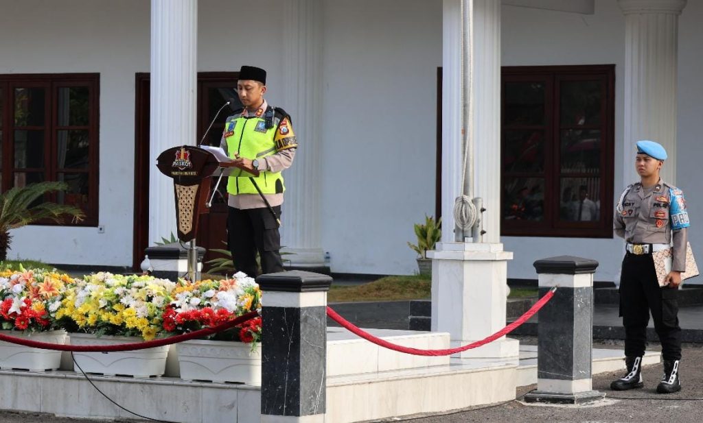 Apel Gelar Pasukan, Polres Pasuruan Kota Maksimalkan Kesiapan Pengamanan Puncak Haul ke-45 KH Abdul Hamid bin Abdullah Umar Tahun 2026