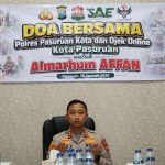 Kapolres Pasuruan Kota Doa Bersama Komunitas Ojol untuk Almarhum Affan