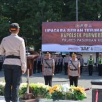 Kapolres Pasuruan Kota Pimpin Sertijab Kapolsek Purworejo, Wujudkan Penyegaran dan Penguatan Organisasi