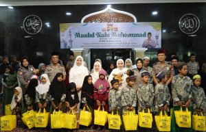 Polres Pasuruan Kota Gelar Peringatan Maulid Nabi Muhammad SAW dan Santunan Anak Yatim Piatu