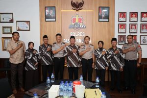 Merajut Kebersamaan, Ketua PP Polri Polres Pasuruan Kota Jalin Silaturahmi Bersama Kapolres