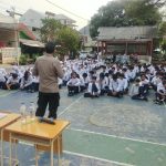 Jaga Jakarta On The Spot ; Polsek Bekasi Barat Edukasi Siswa SMP Darma Patria dan Sampaikan Maklumat Kapolres Metro Bekasi Kota