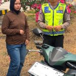 Polantas Karib Induk PJR BSD Korlantas Polri Edukasi Pengendara: Motor Dilarang Masuk Ruas Tol Serbaraja BSD