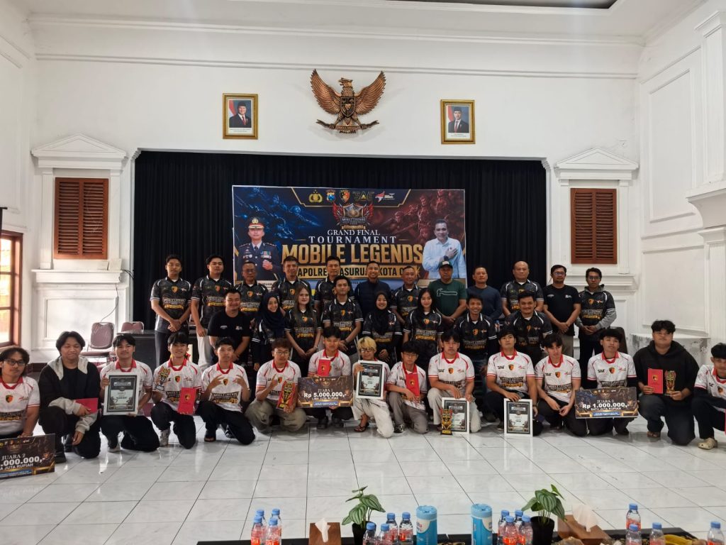 Ikrar Komunitas Game Online Pasuruan Kota,  Tim Turnamen Mobile Legends Komitmen Jaga Kamtibmas