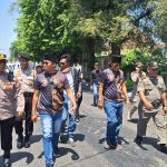Kedepankan Pelayanan Humanis, Polres Pasuruan Kota Kawal Dan Amankan Aksi Damai Aliansi LSM Poros Tengah