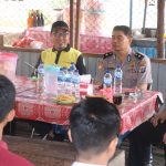 Dekat dengan Masyarakat, Kapolres HSU Tampung Aspirasi Warga Kota Raja Lewat Program Polisi Bersama Masyarakat