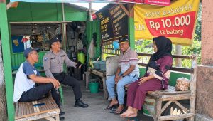 Patroli Dialogis Bhabinkamtibmas Desa Tidu, Perkuat Kamtibmas Dan Kedekatan Dengan Masyarakat