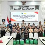 Teguhkan Semangat Polisi Bersama Masyarakat, Polres Pasuruan Kota Santuni Yatim Piatu Dan Lansia Komunitas Gereja